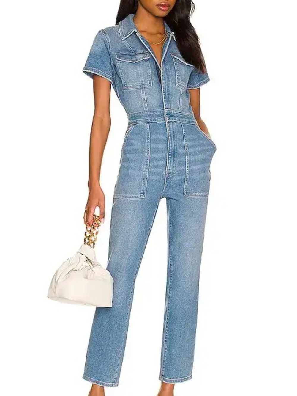 Good American Fit for Success Denim Jumpsuit